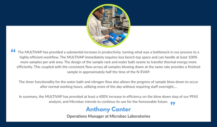 MULTIVAP 11364 and 11300 testimonials